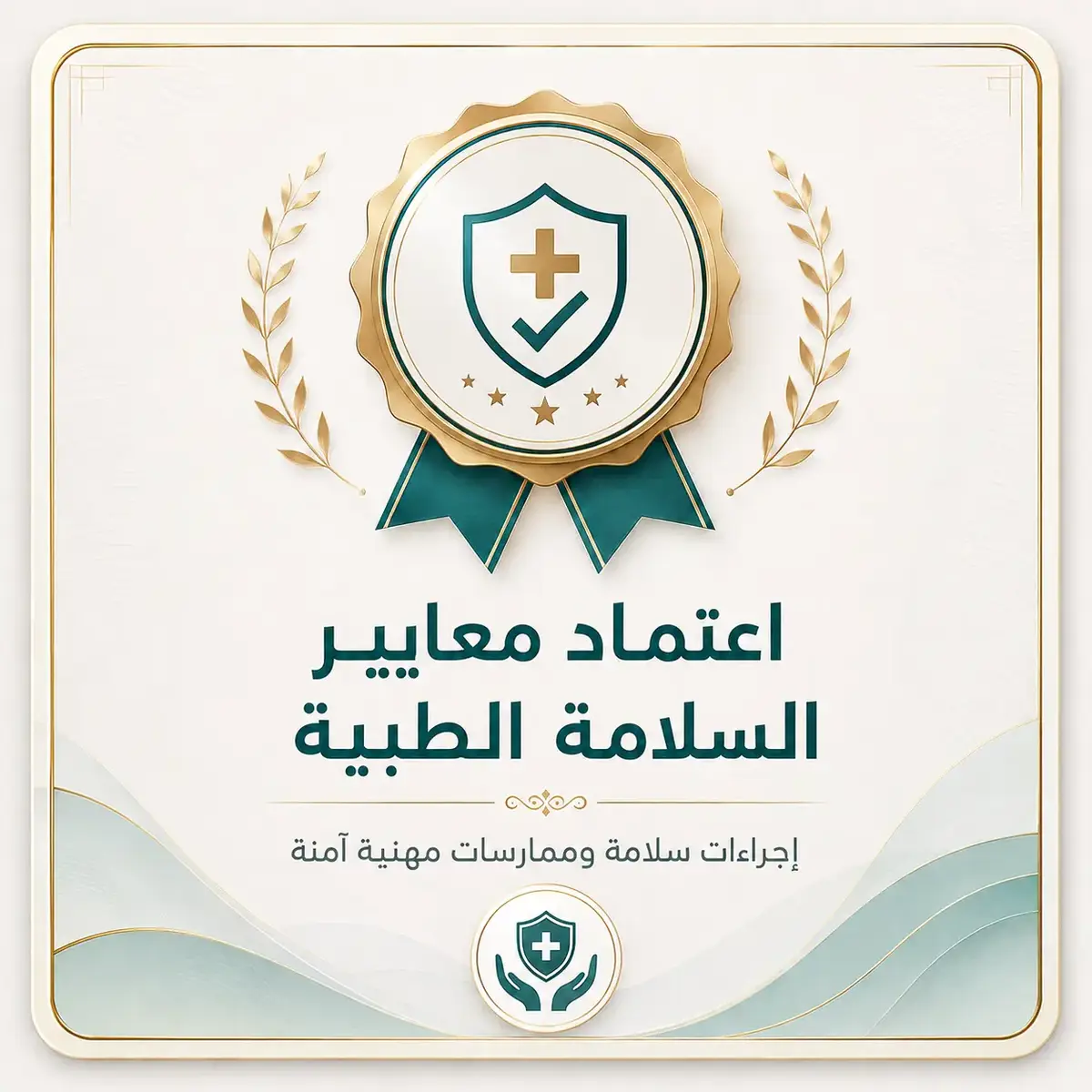 🧪 اعتماد معايير السلامة الطبية
